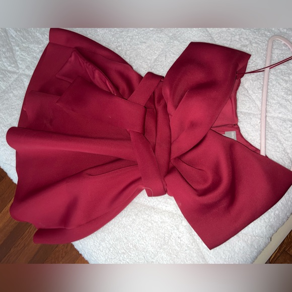 gorgeous red asos one shoulder dress - Picture 3 of 12